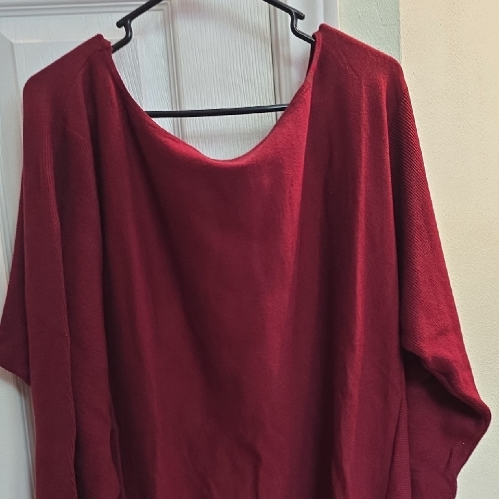 Red Oversized Sweater